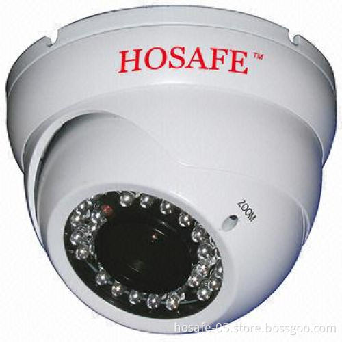 IR Varifocal Metal Dome Camera, 66ft Night Vision